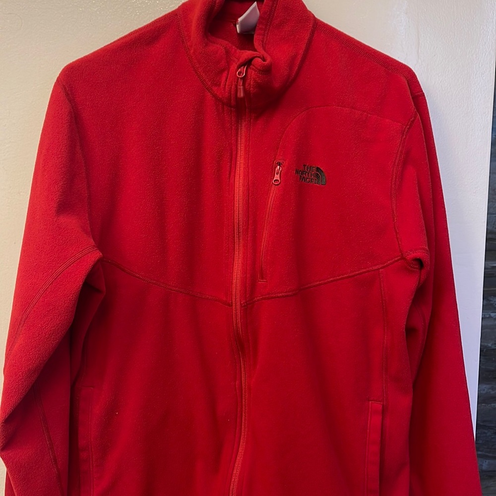 The North Face Large Men’s Red Fleece Jacket